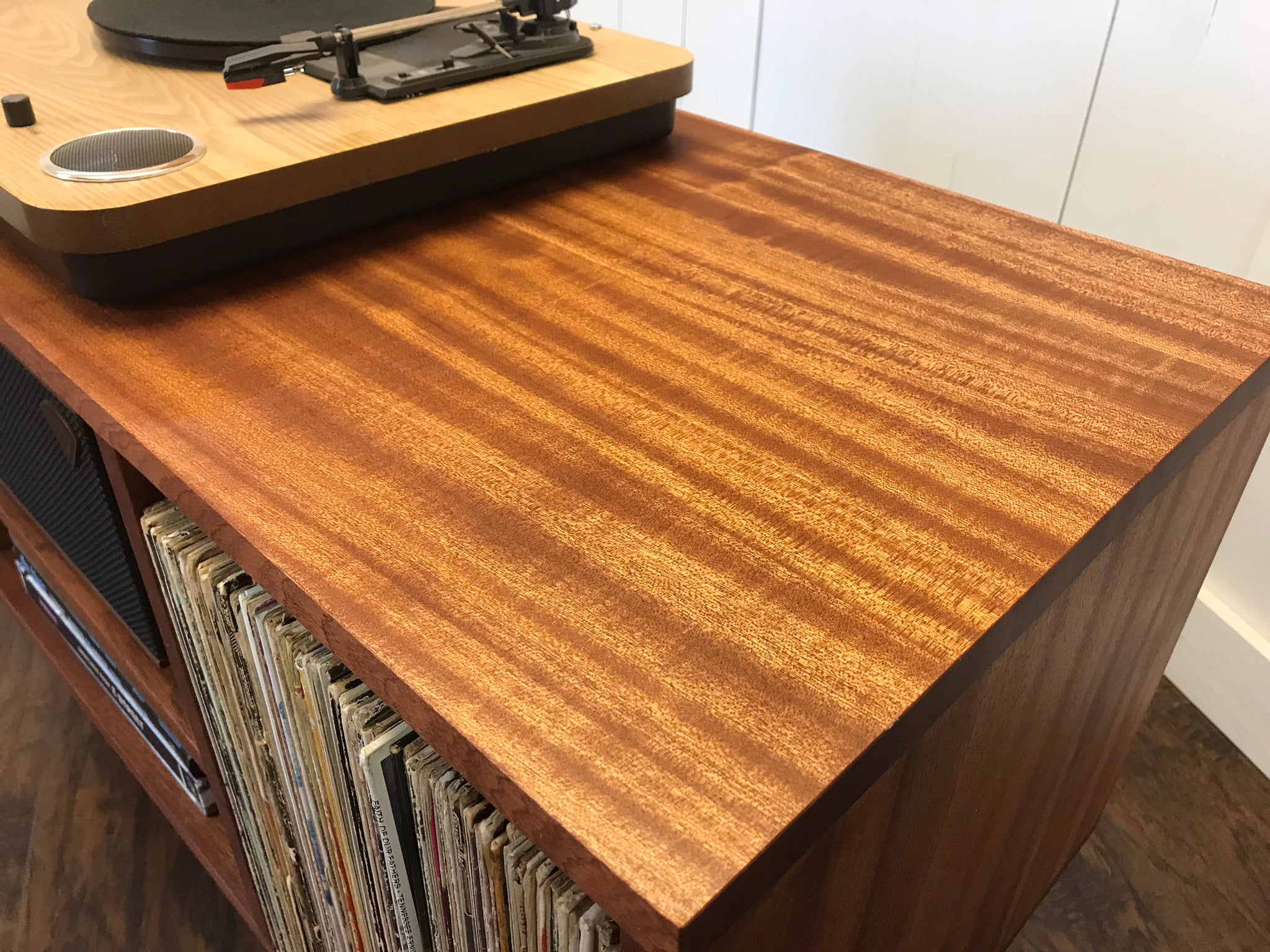 Newly crafted mid century modern furniture, sapele mahogany. 